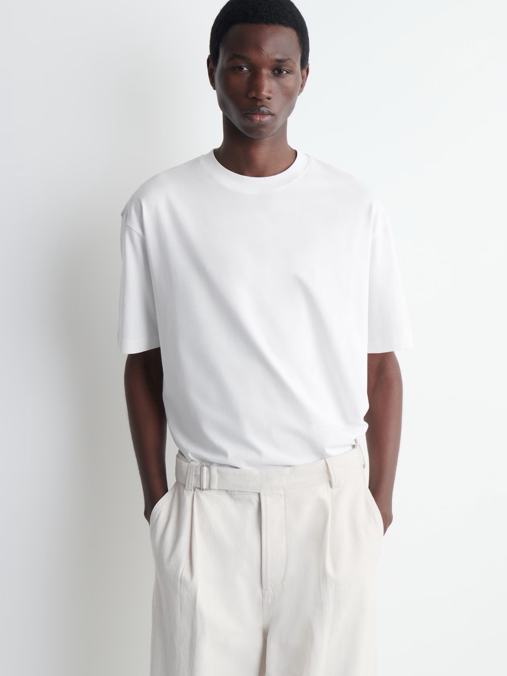 Cos Relaxed Lightweight Cotton T-Shirt